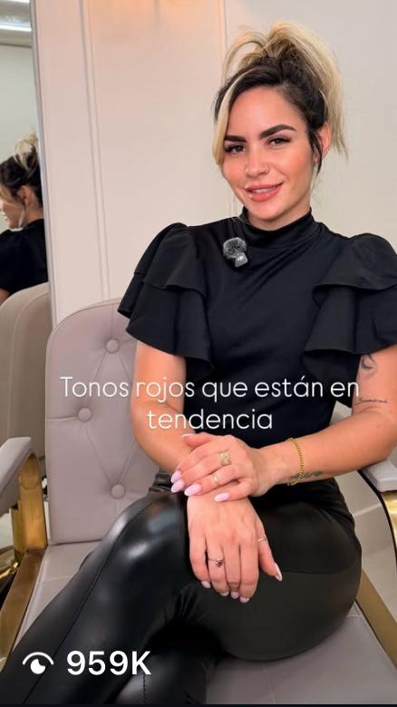 Captura original de un video de Hair by Massiel con 959K visualizaciones.